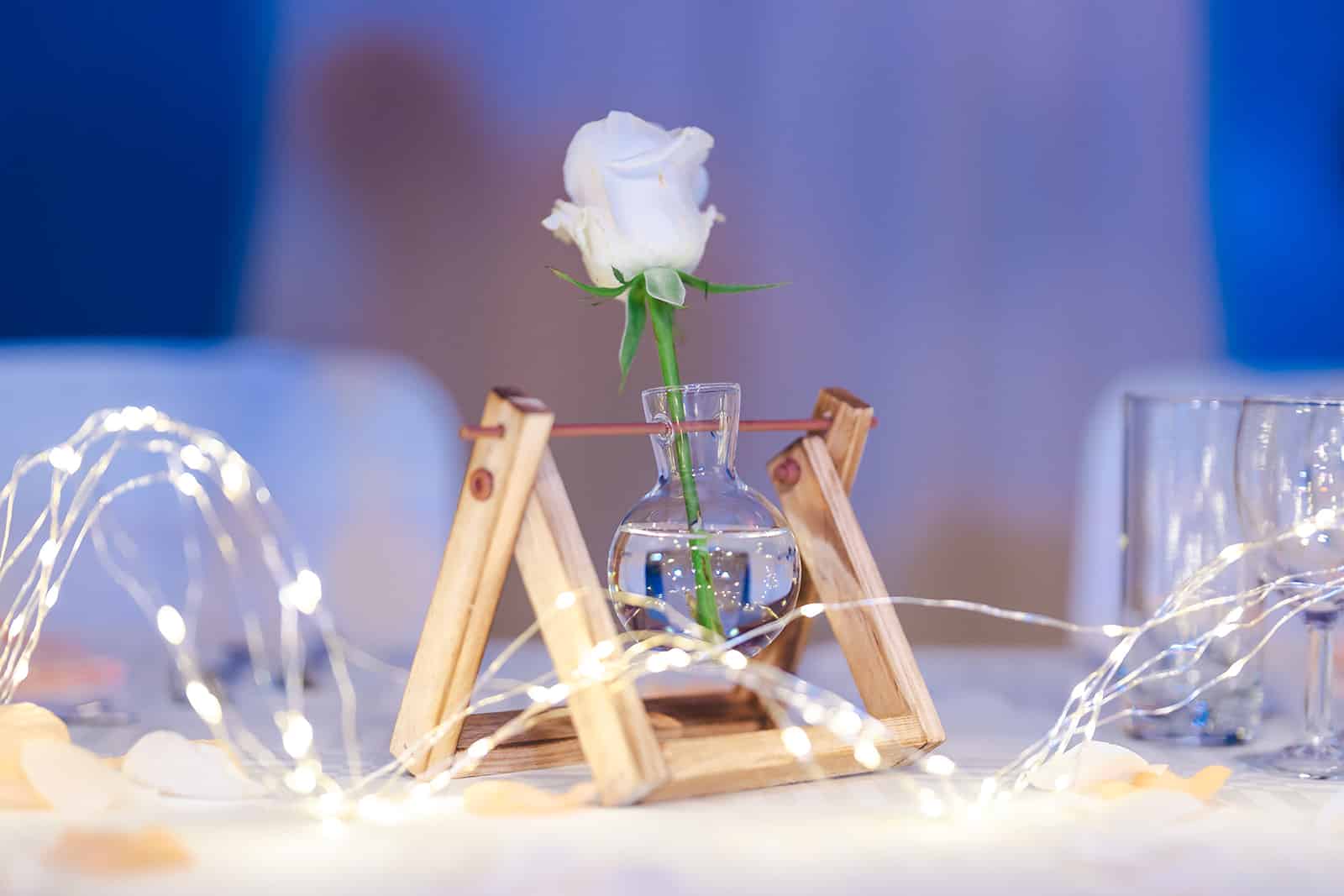 photo de décoration de table de mariage
